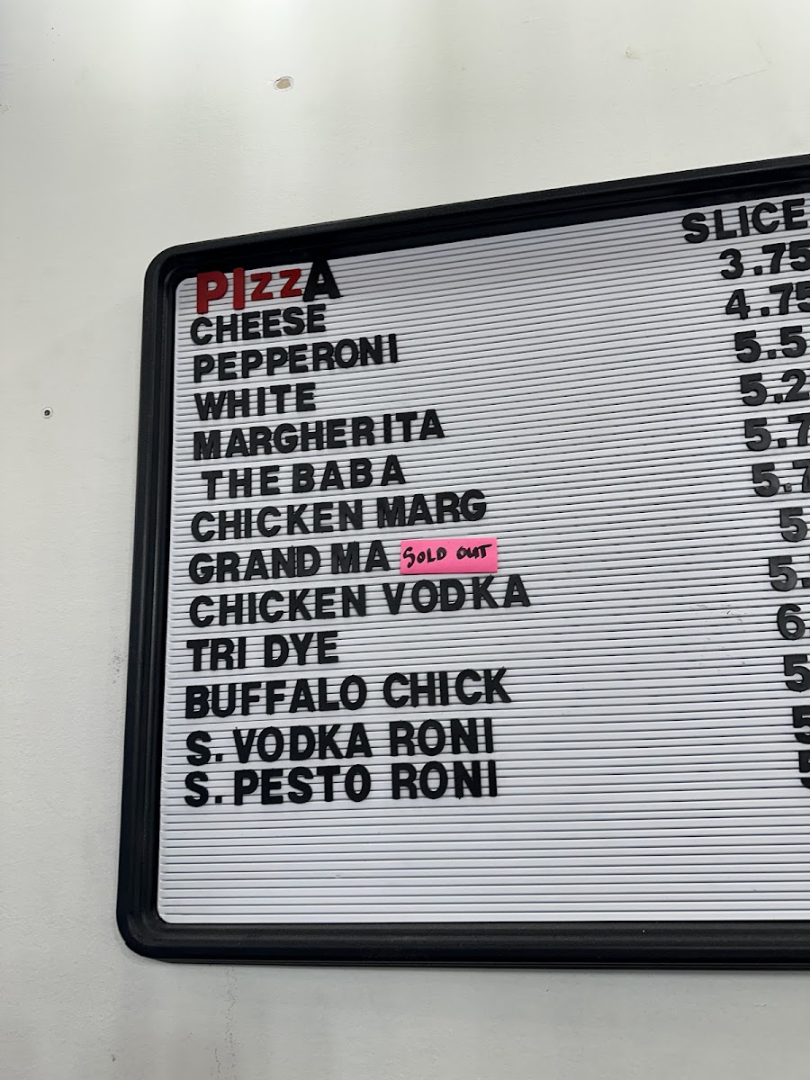 Pizza Loves Sauce Menu - Image 1