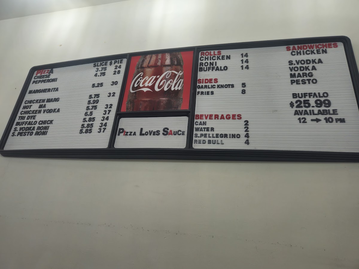 Pizza Loves Sauce Menu - Image 3