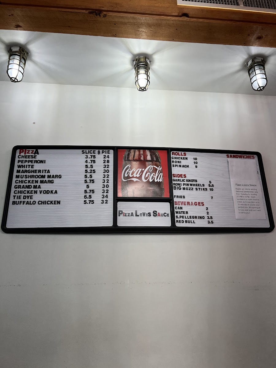 Pizza Loves Sauce Menu - Image 6